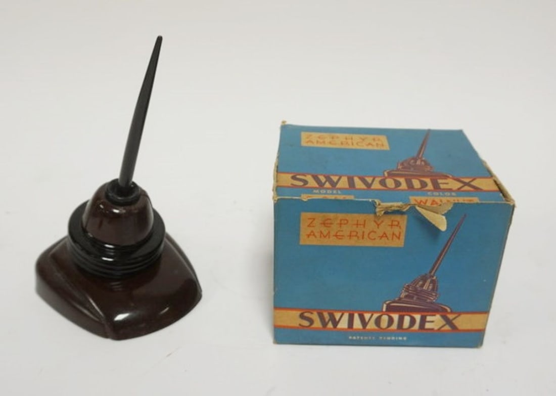 ZEPHYR AMERICAN ART DECO PEN & HOLDER (1 of 7)