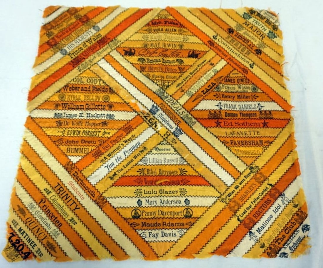 ANTIQUE SILK CIGAR QUILT (1 of 12)