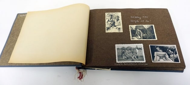 GERMAN PHOTO AND POSTAL CARD ALBUM