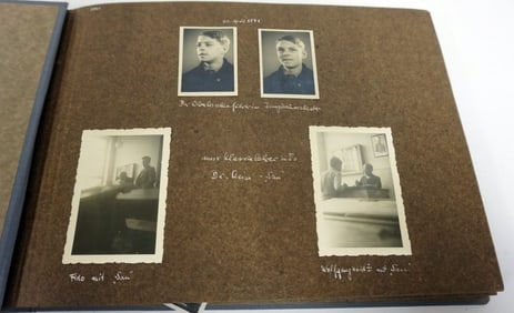 GERMAN PHOTO AND POSTAL CARD ALBUM