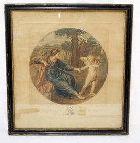ANTIQUE ENGRAVING CLYTIE