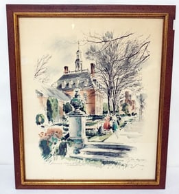 JOHN HAYMSON WATERCOLOR