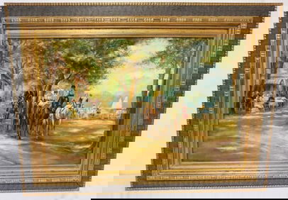 H A HERMAN OIL PAINTING