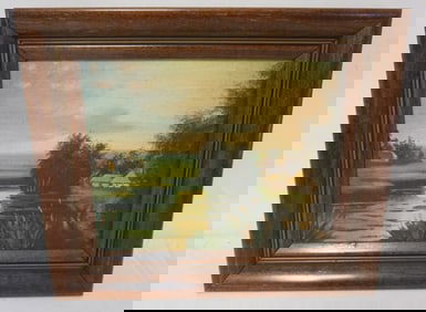 OIL PAINTING ON BOARD