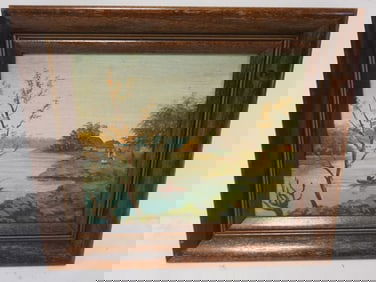 OIL PAINTING ON BOARD