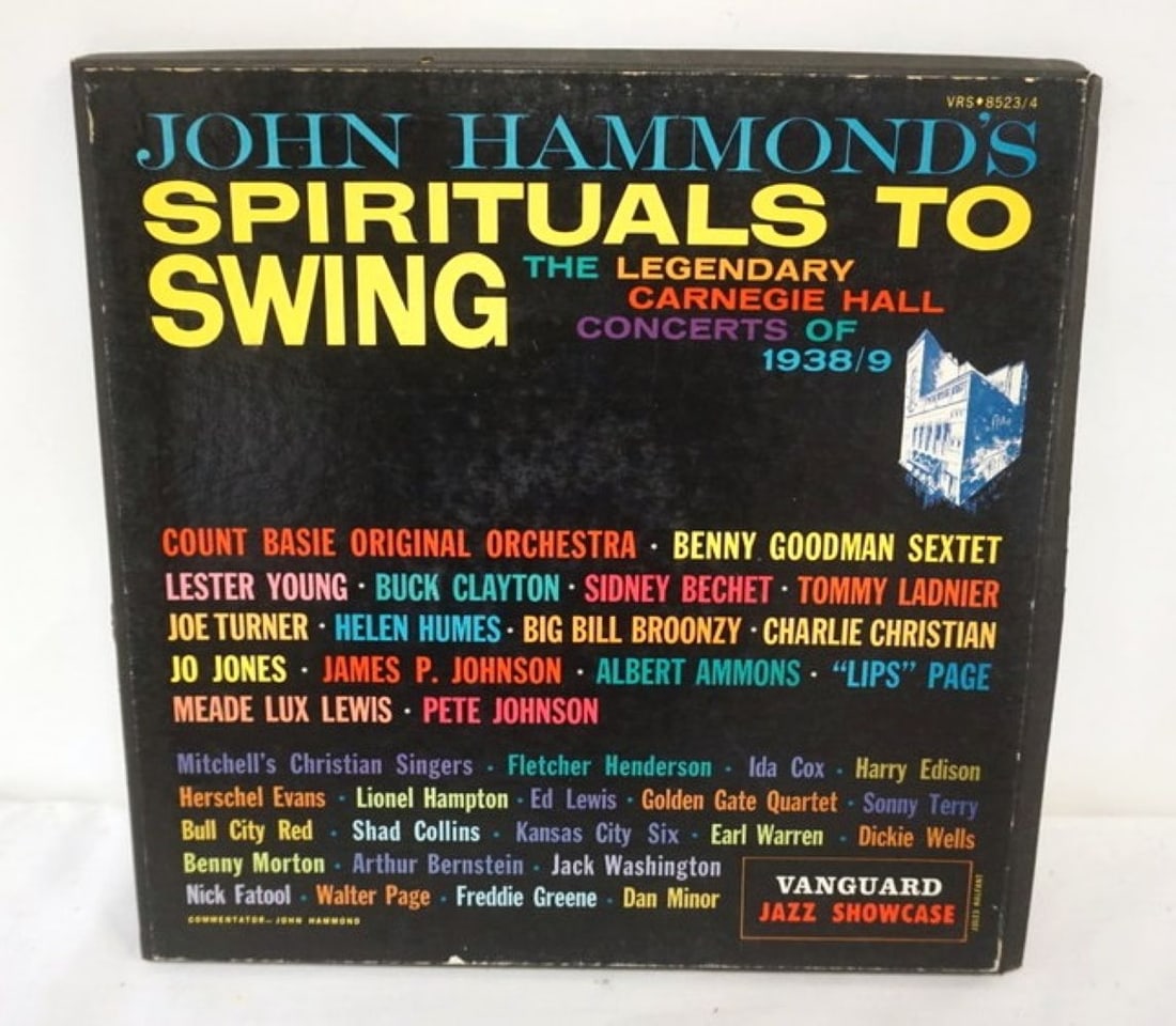 VINTAGE VINYL RECORD ALBUMS: VINTAGE VINYL RECORD JOHN HAMMONDS JAZZ SHOWCASE, ASSORTED LPS