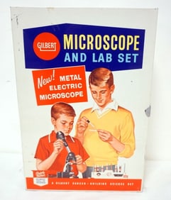 VINTAGE GILBERT MICROSCOPE LAB SET