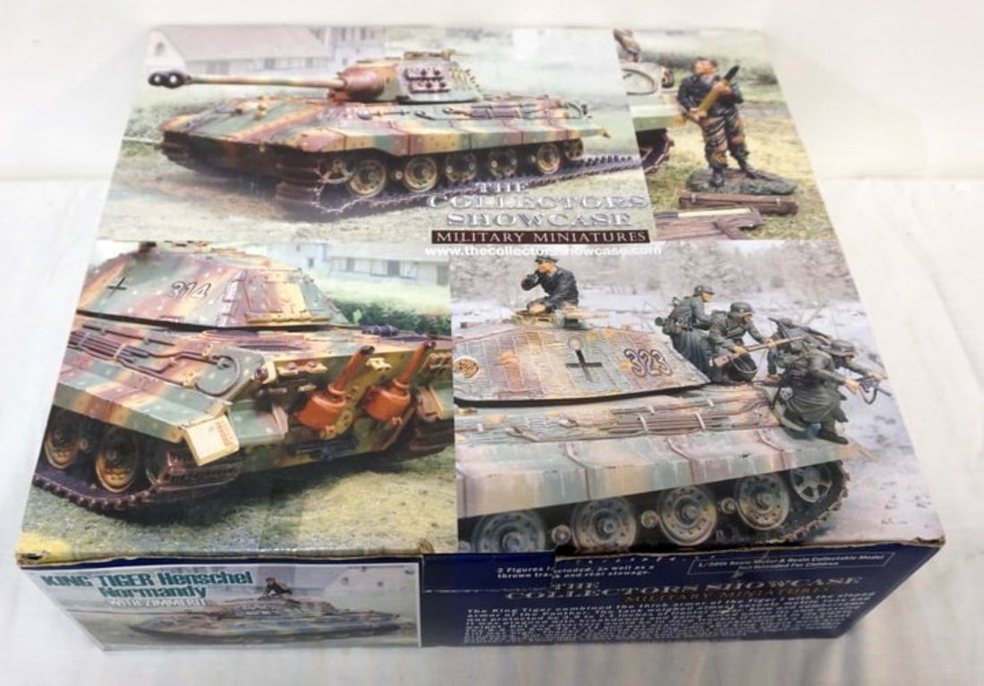 THE COLLECTORS SHOWCASE KING TIGER TANK: THE COLLECTOR SHOWCASE MILITARY MINIATURES, KING TIGER HENSCHEL NORMANDY TANK