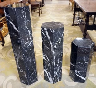 MARBLE GRADUATED PEDESTALS
