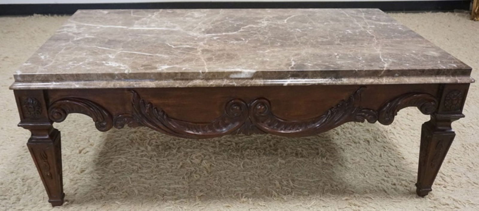 MARBLE TOP COCKTAIL TABLE (1 of 5)