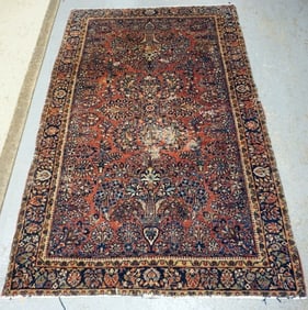 ANTIQUE PERSIAN WOOL RUG