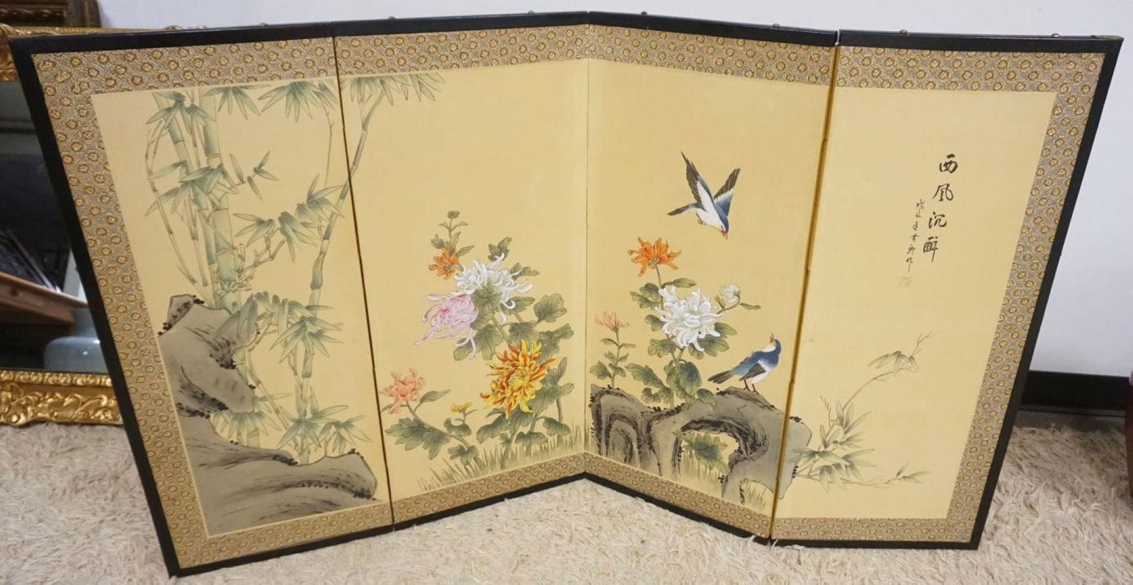 ELEGANT EGRETS SILK SCREEN (1 of 6)