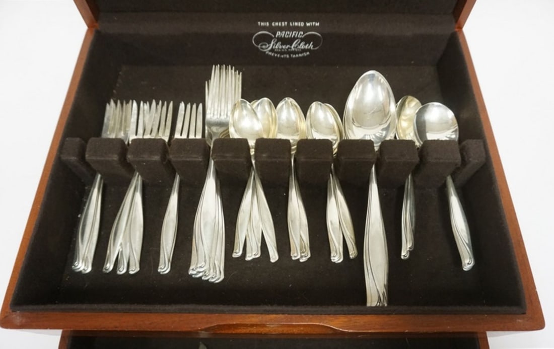 STERLING SILVER FLATWARE SET - 2