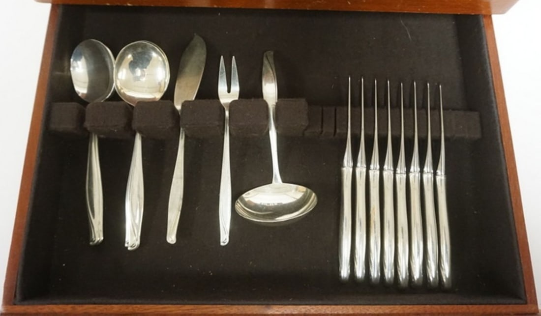 STERLING SILVER FLATWARE SET - 3