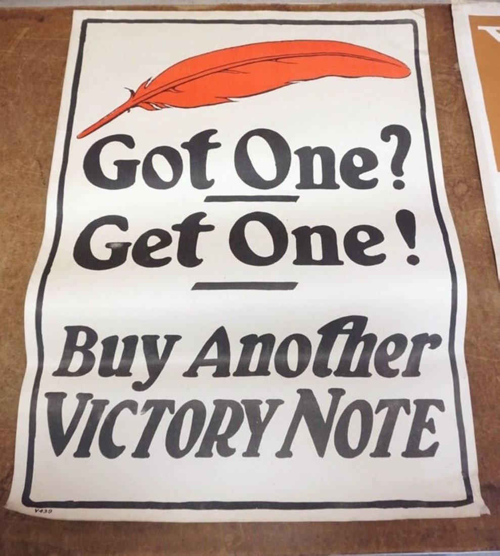 ORIGINAL WWI POSTER (1 of 2)