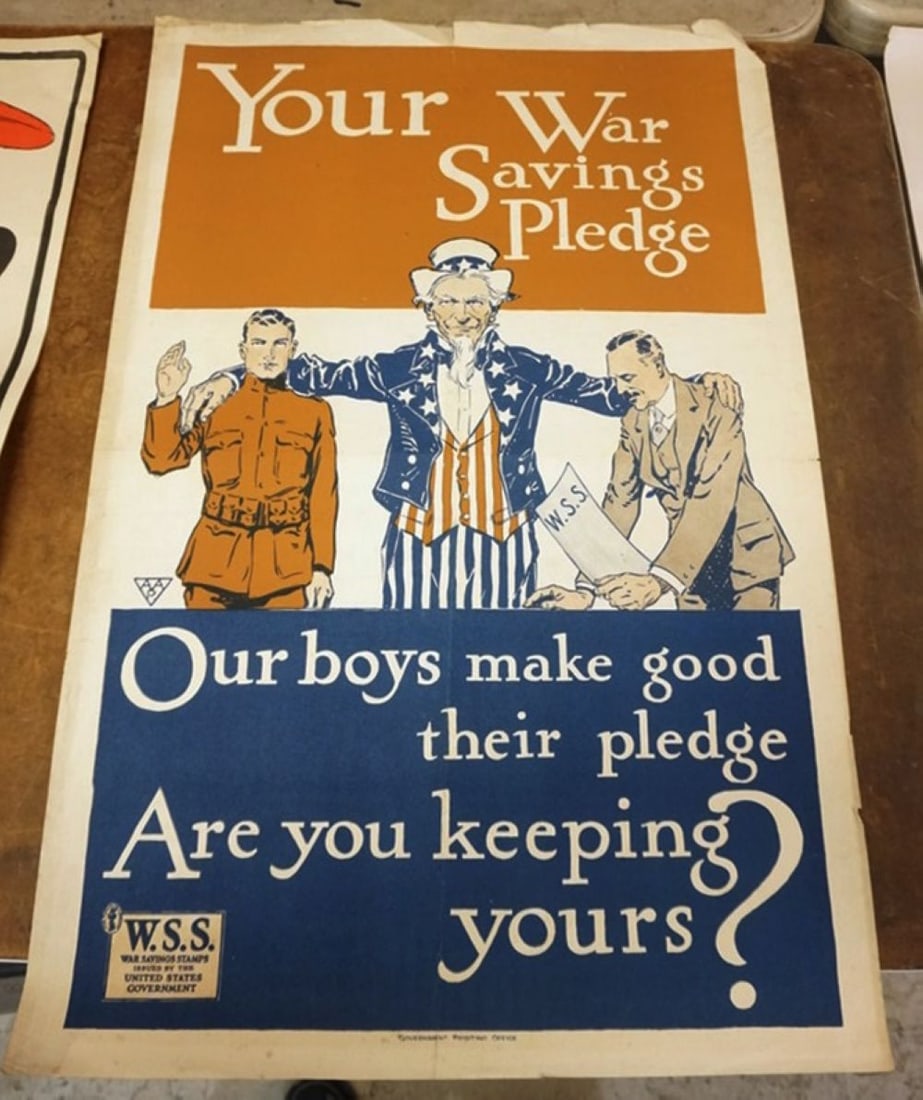 ORIGINAL WWI POSTER (1 of 3)