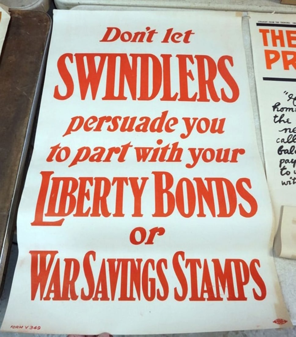ORIGINAL WWI POSTER (1 of 3)