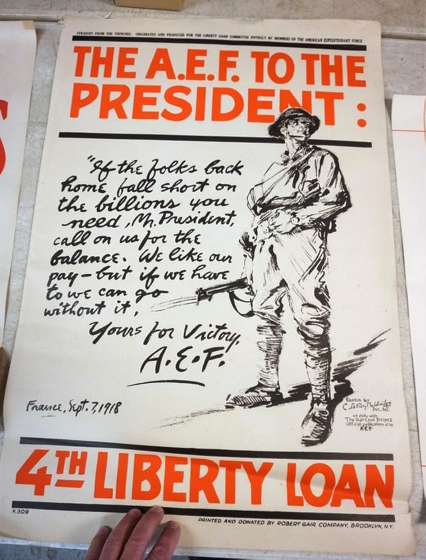 ORIGINAL WWI POSTER (1 of 3)