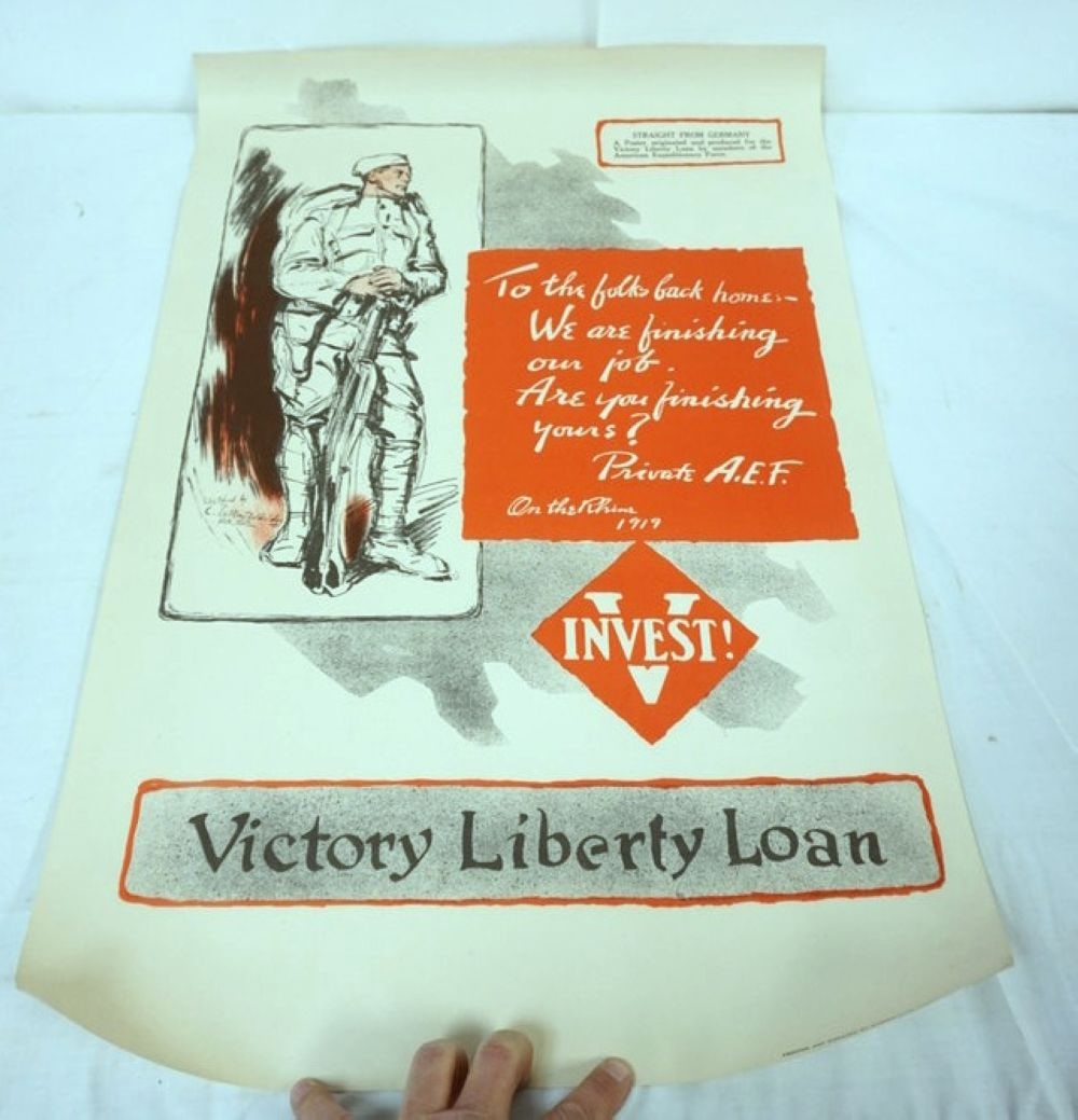 ORIGINAL WWI POSTER (1 of 3)