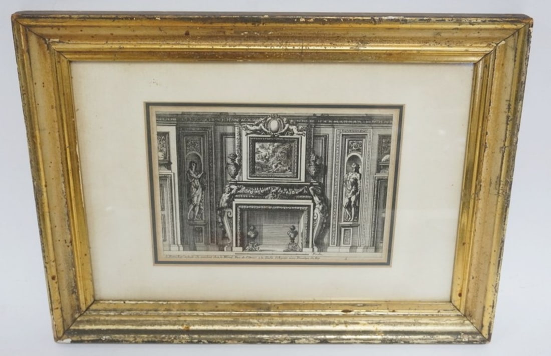 NEO CLASSICAL ARCHITECTUAL ENGRAVING (1 of 5)