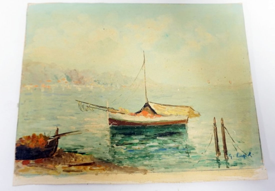 ARTIST SIGNED OIL PAINTING (1 of 3)