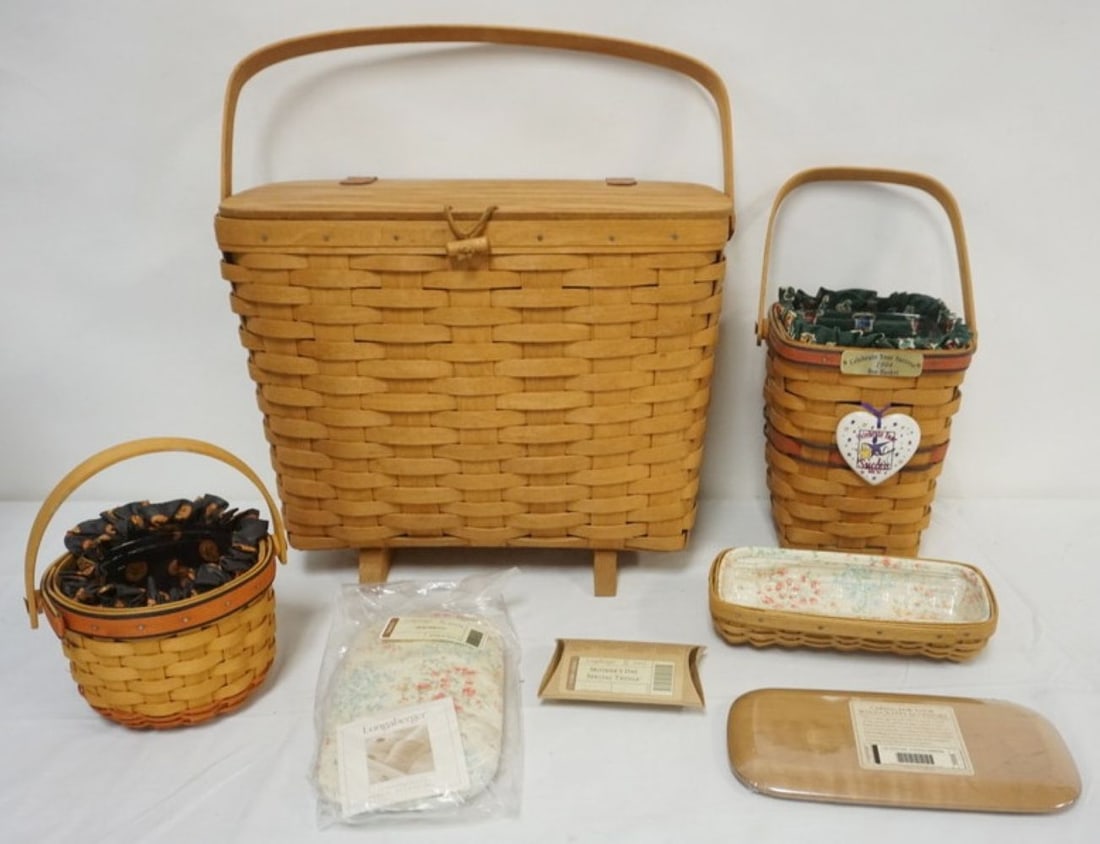 ASSORTED LONGABERGER BASKETS (1 of 6)