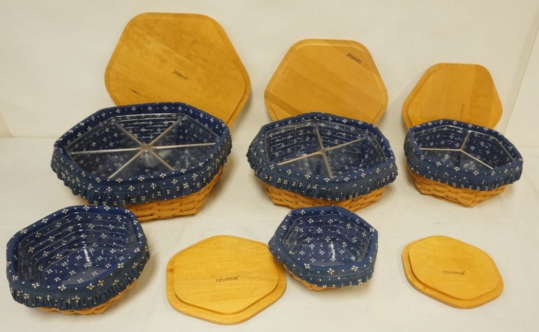 ASSORTED LONGABERGER BASKETS - 3