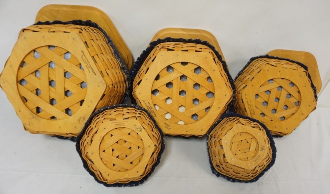 ASSORTED LONGABERGER BASKETS - 4