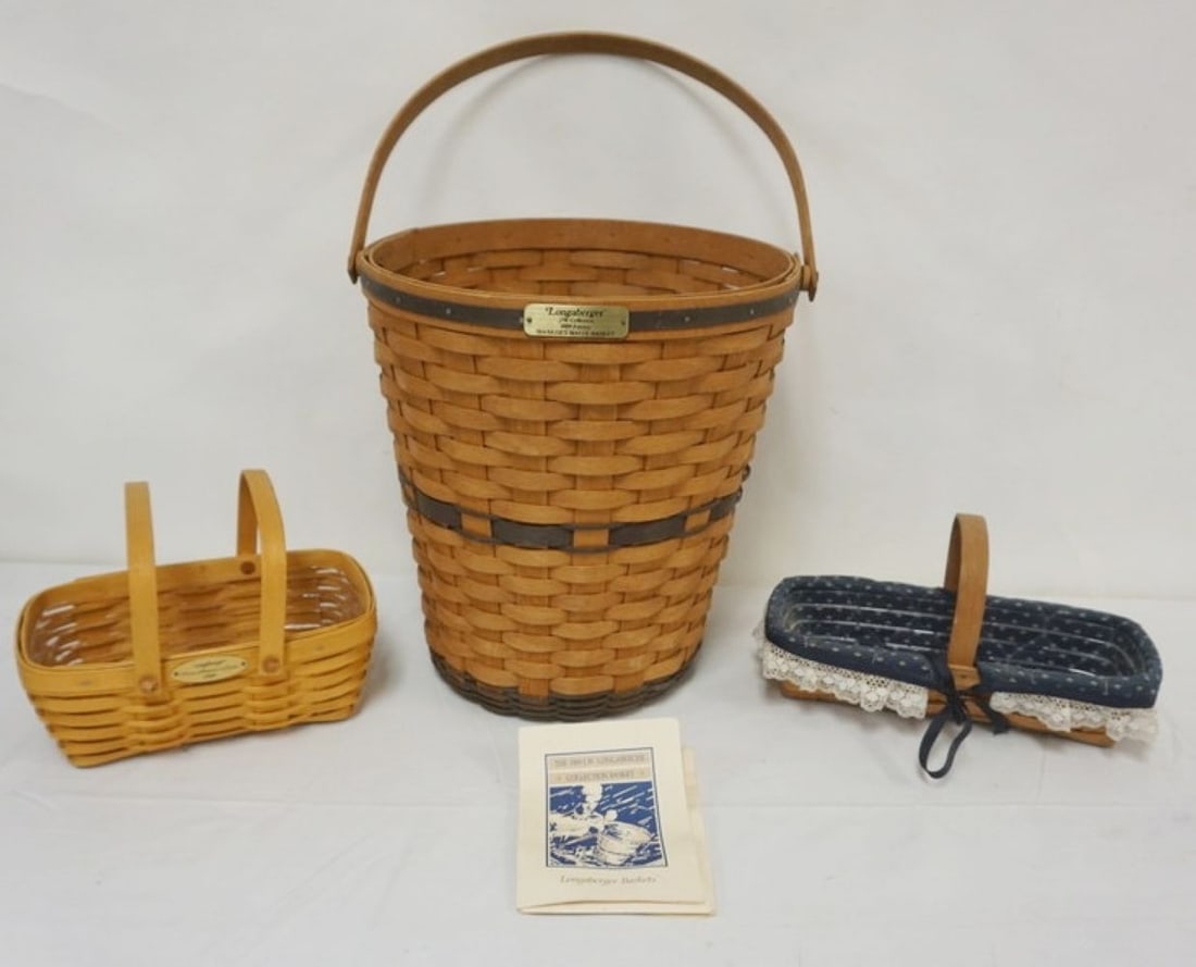 ASSORTED LONGABERGER BASKETS (1 of 4)