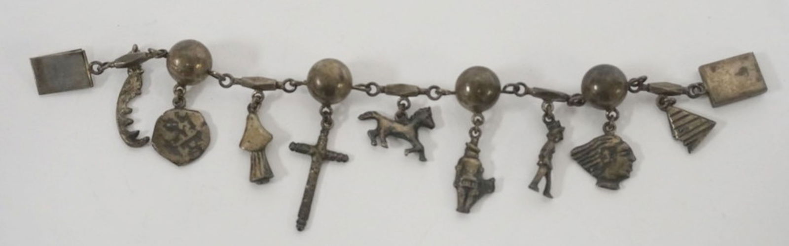 STERLING SILVER CHARM BRACELET (1 of 5)
