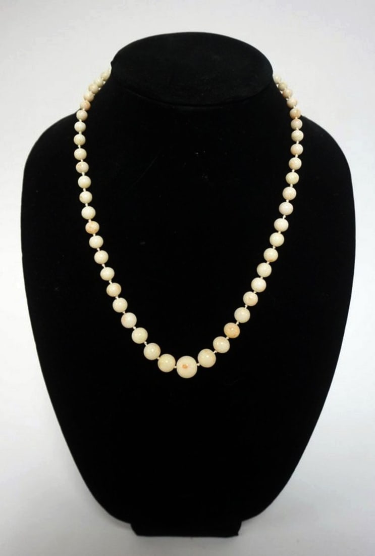 14K GLASS BEAD NECKLACE (1 of 2)