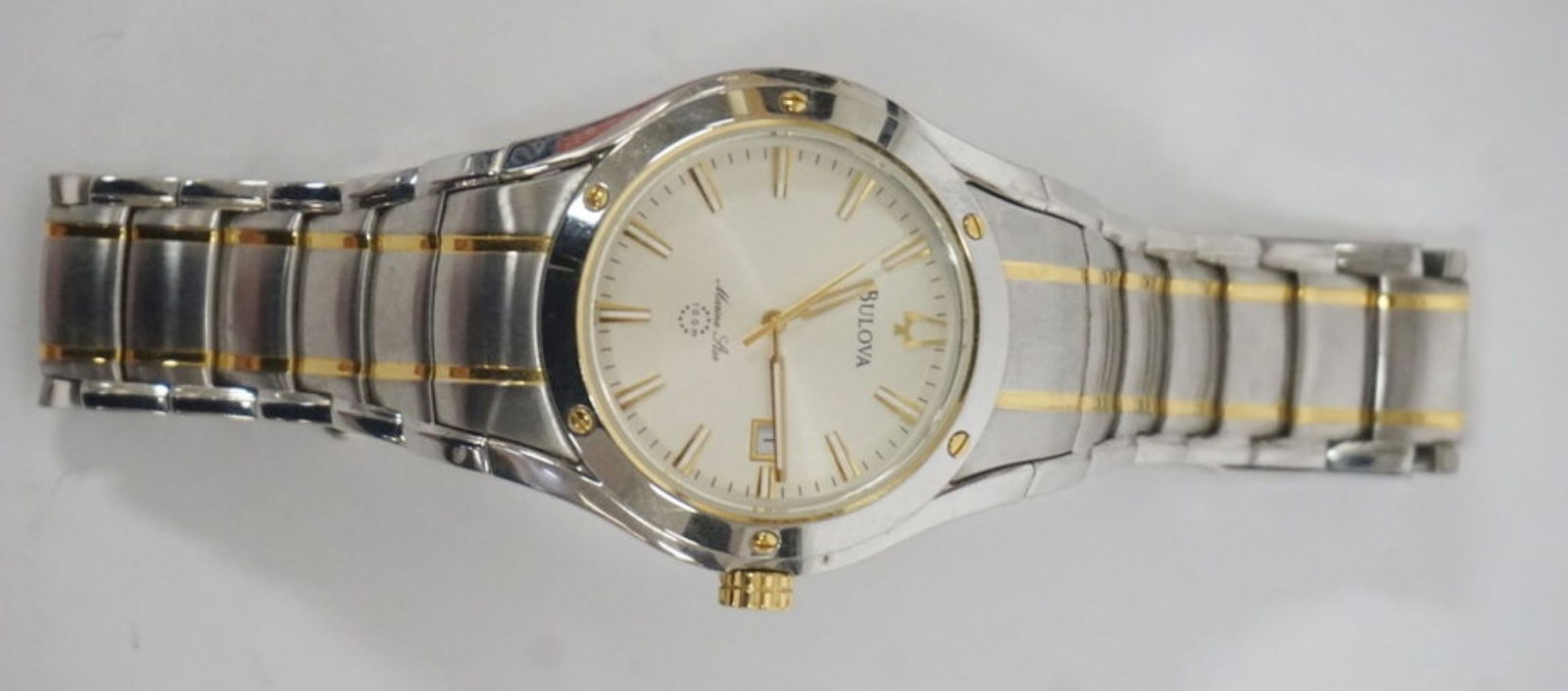 BULOVA MARINE STAR MENS WATCH (1 of 3)