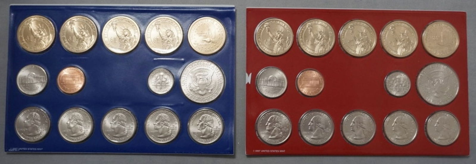 US MINT UNCIRCULATED COIN SETS (1 of 2)