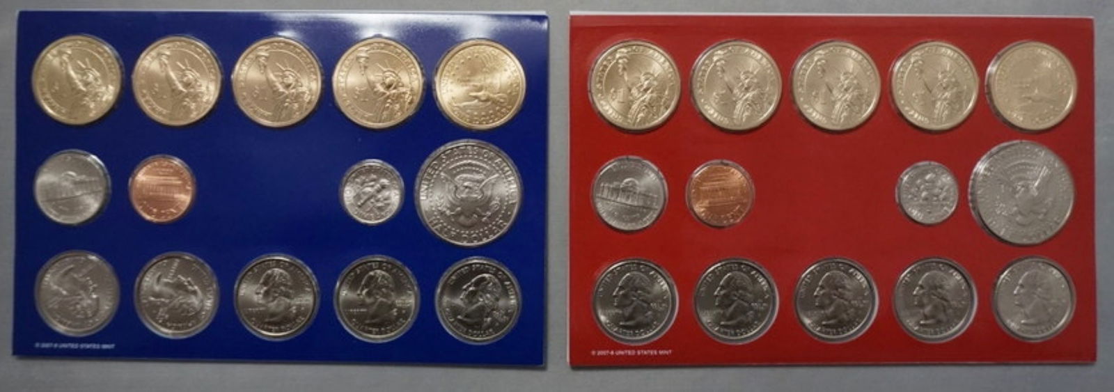 US MINT UNCIRCULATED COIN SETS (1 of 2)