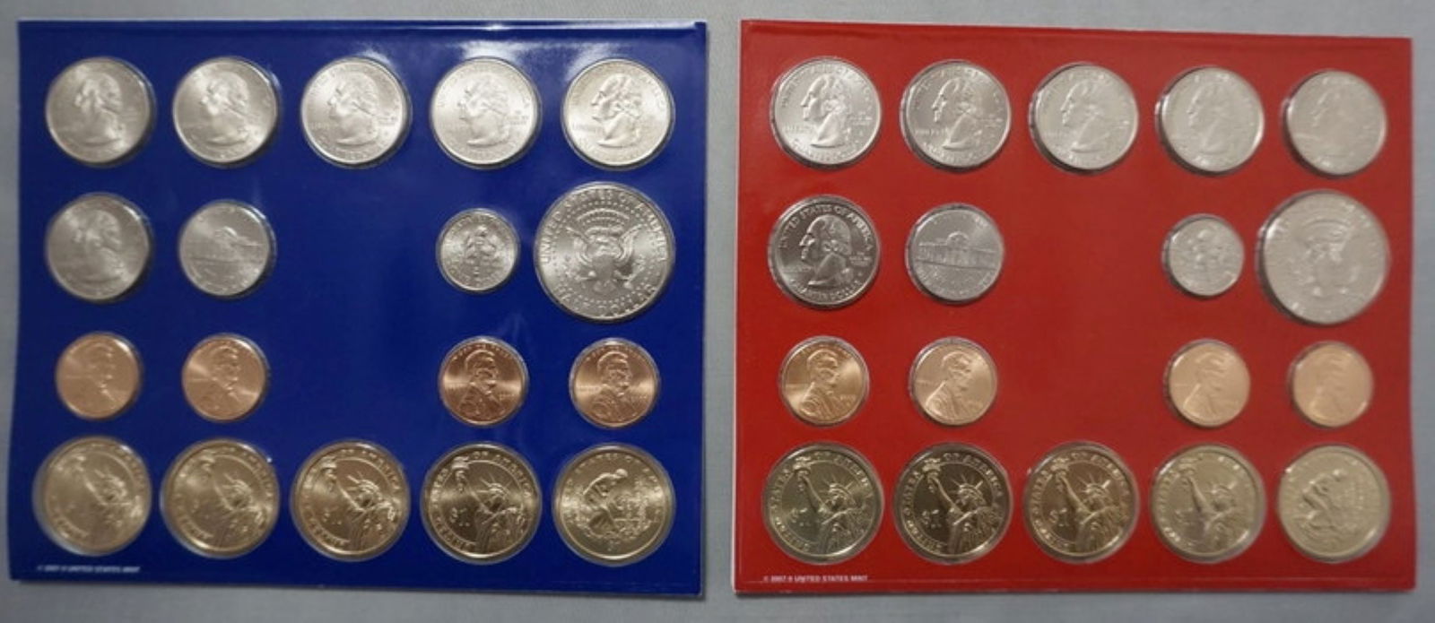 US MINT UNCIRCULATED COIN SETS (1 of 2)