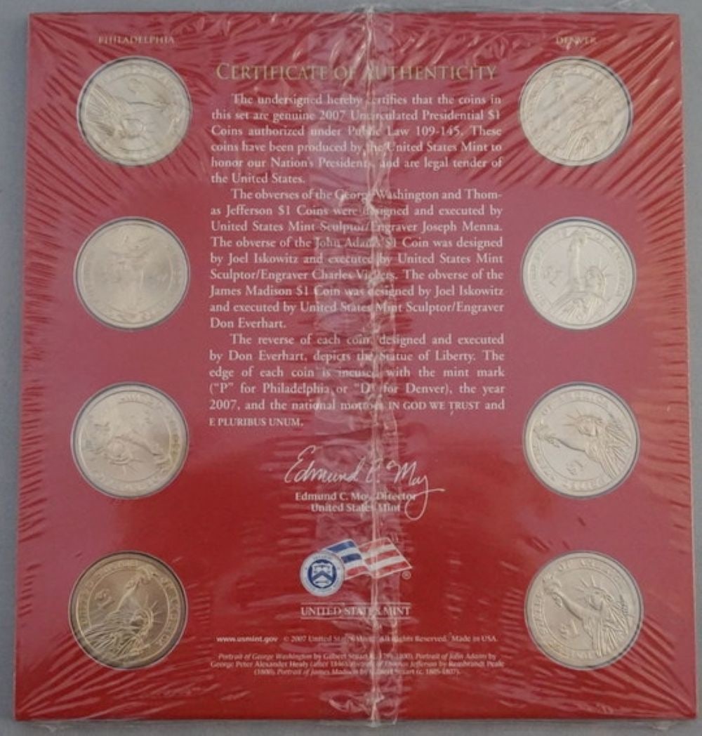 US MINT UNCIRCULATED COIN SETS (1 of 2)
