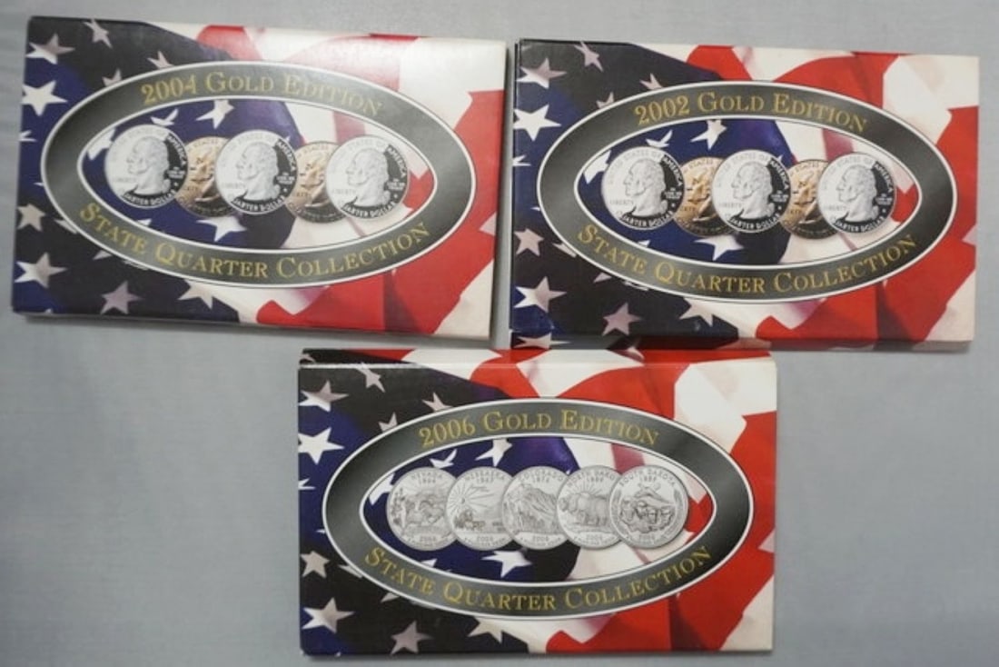 GOLD EDITION STATE QUARTER COLLECTION (1 of 2)