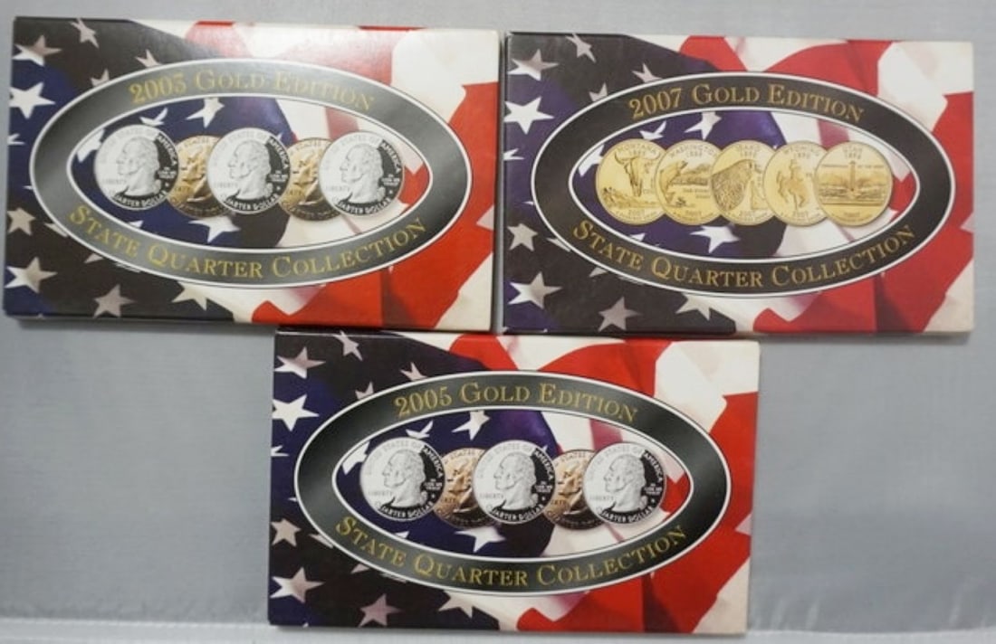 GOLD EDITION STATE QUARTER COLLECTION (1 of 2)