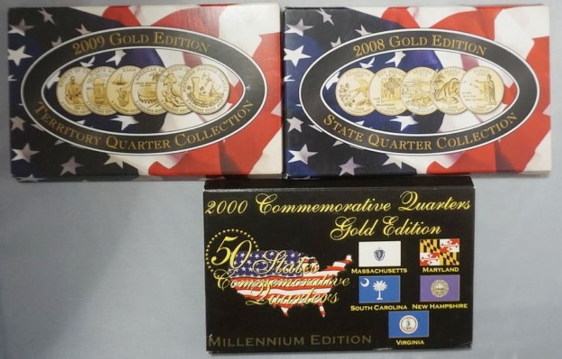 GOLD EDITION & COMMEMORATIVE STATE QUARTER COL (1 of 2)