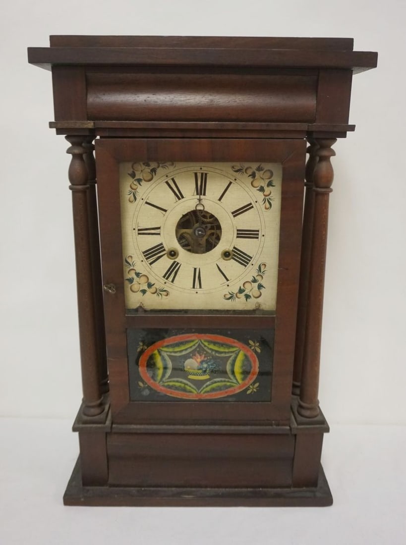 ANTIQUE SHELF CLOCK (1 of 4)