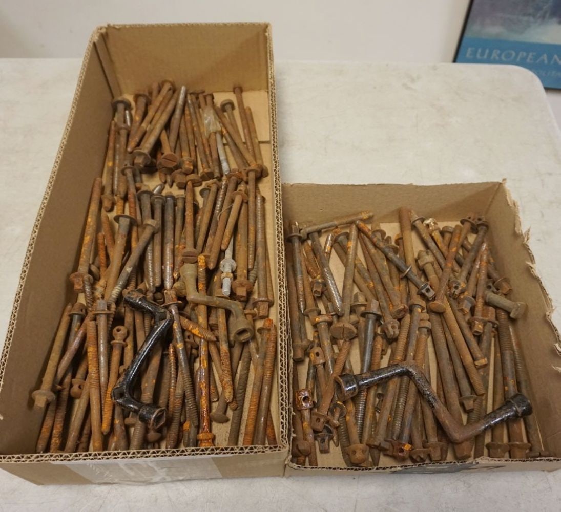 ANTIQUE BED BOLTS: ANTIQUE BED BOLTS