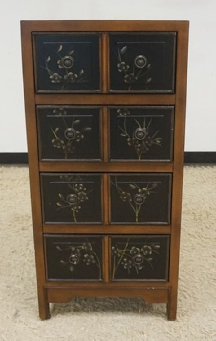 CONTEMPORARY PAINT DECORATED CHEST (1 of 5)
