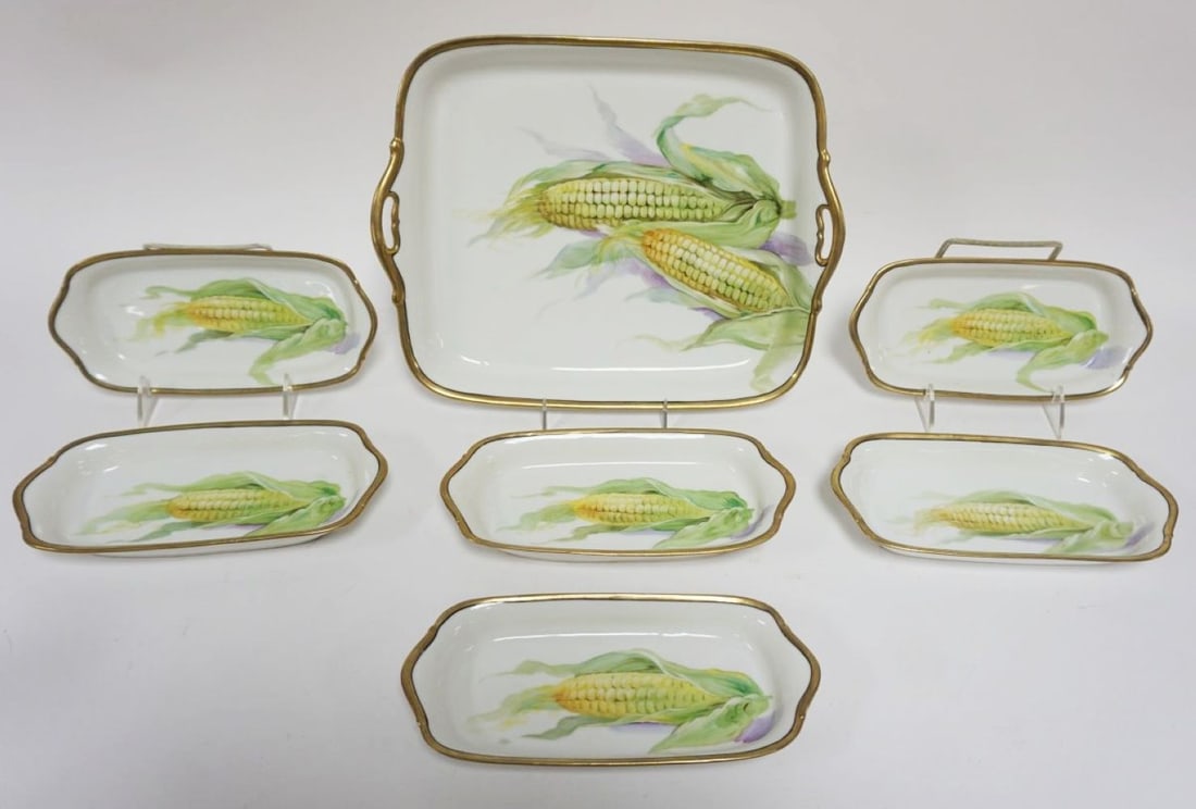 HAND PAINTED NIPPON CORN ON THE COB SET (1 of 4)