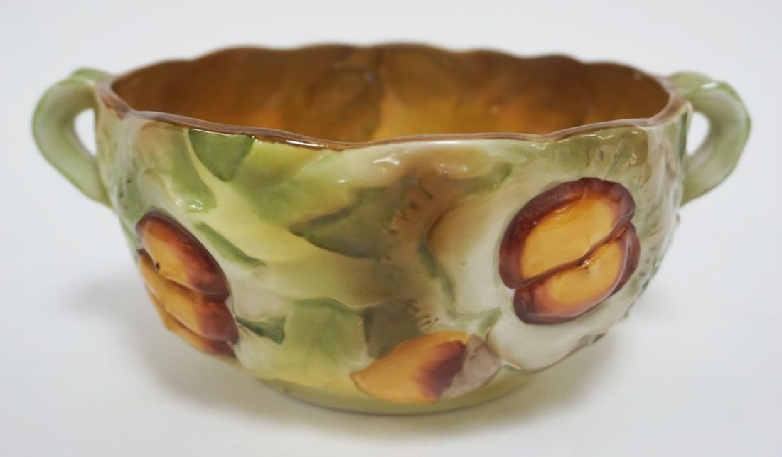 HAND PAINTED NIPPON DOUBLE HANDLED BOWL (1 of 7)