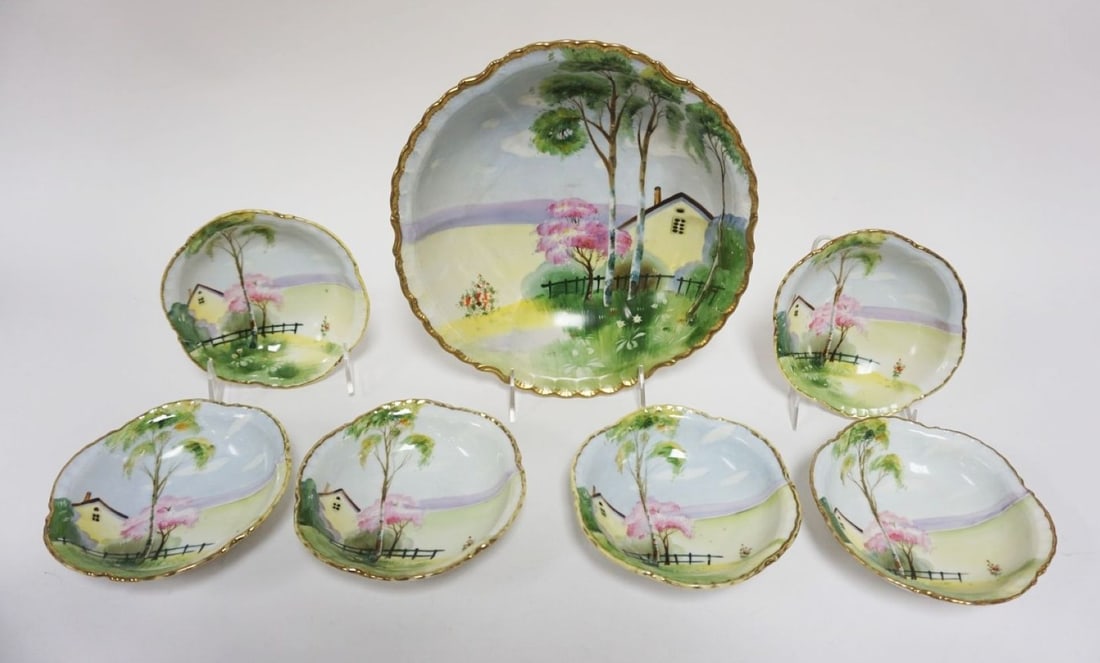 HAND PAINTED NIPPON BERRY SET (1 of 4)