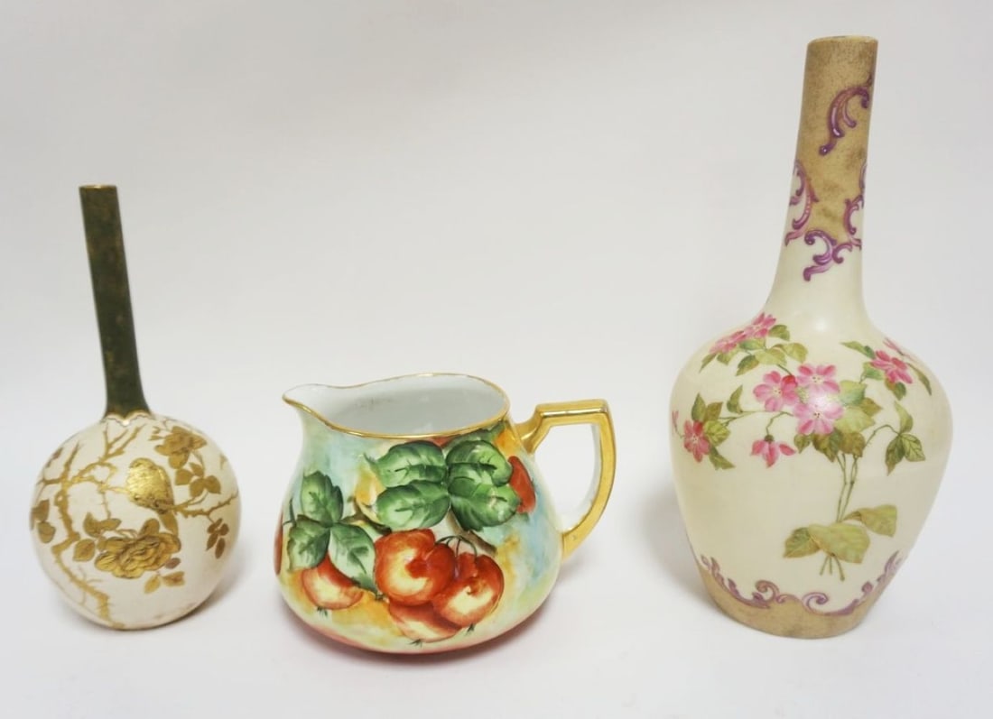 GROUP OF ASSORTED HAND PAINTED AUSTRIAN CHINA (1 of 4)