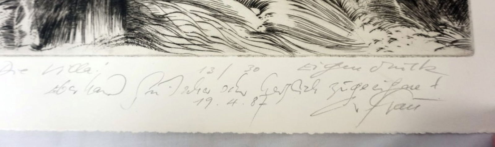 PETER GRAU SIGNED ARTWORK - 2