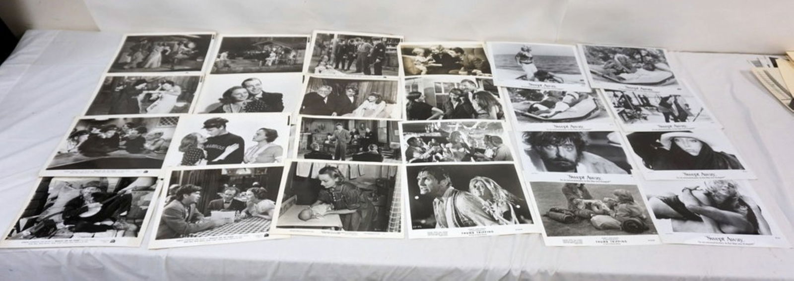 LARGE GROUP OF VINTAGE MOVIE STILLS (1 of 5)