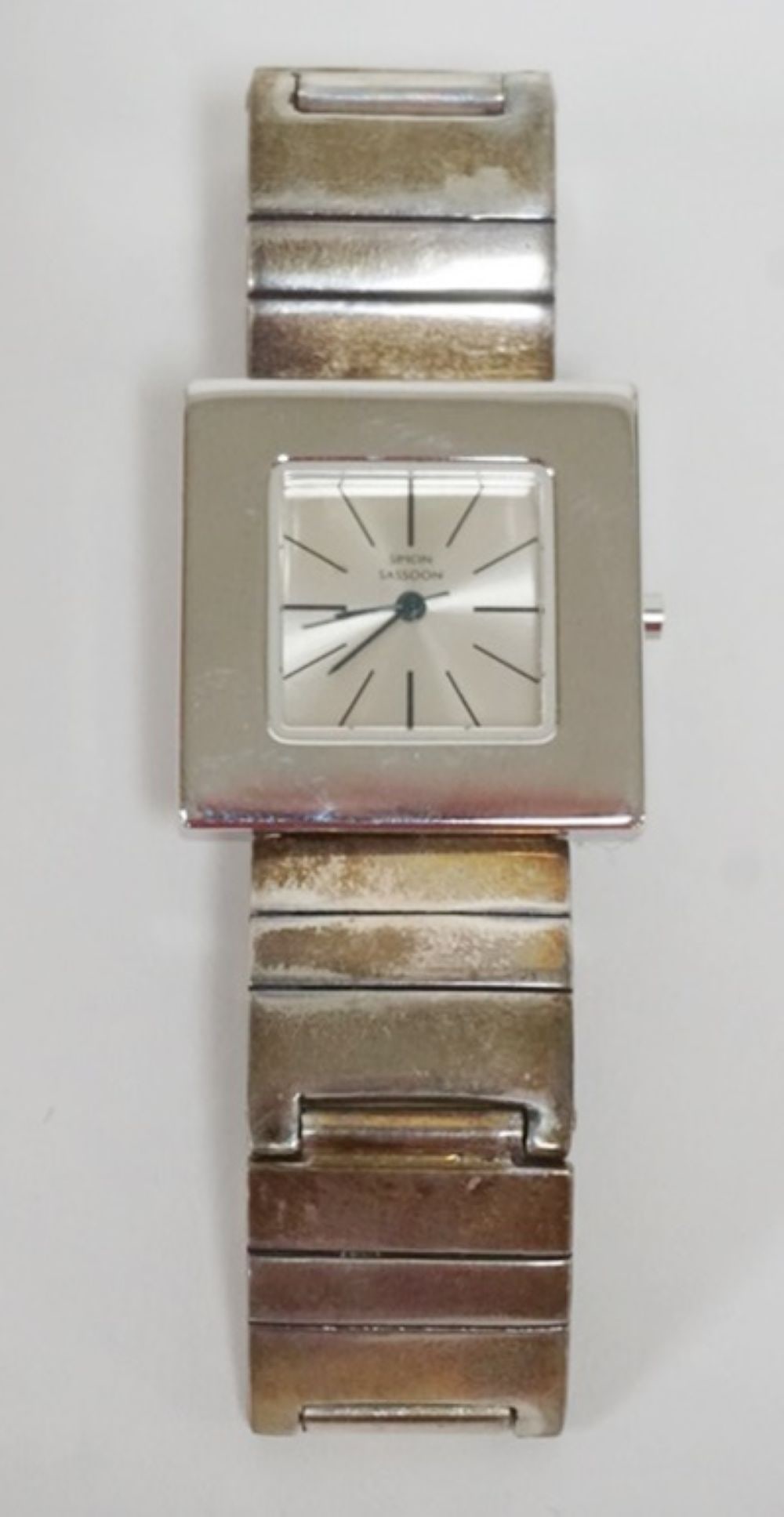 SIMOM SASSOON STERLING LADIES WATCH: SIMON SASSOON STERLING SILVER LADIES WATCH, APPROXIMATELY 35.91 TOZ