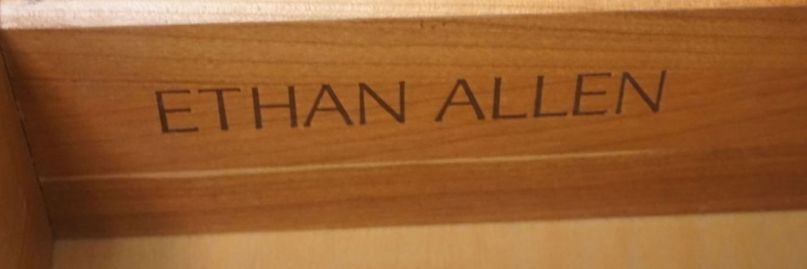 ETHAN ALLEN SOLID CHERRY MINIATURE CHEST - 5